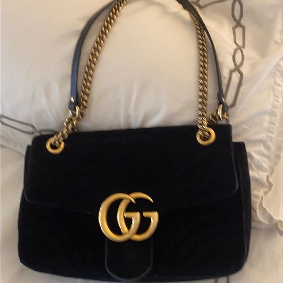 Gucci Marmont velvet handbag - Picture 13 of 14